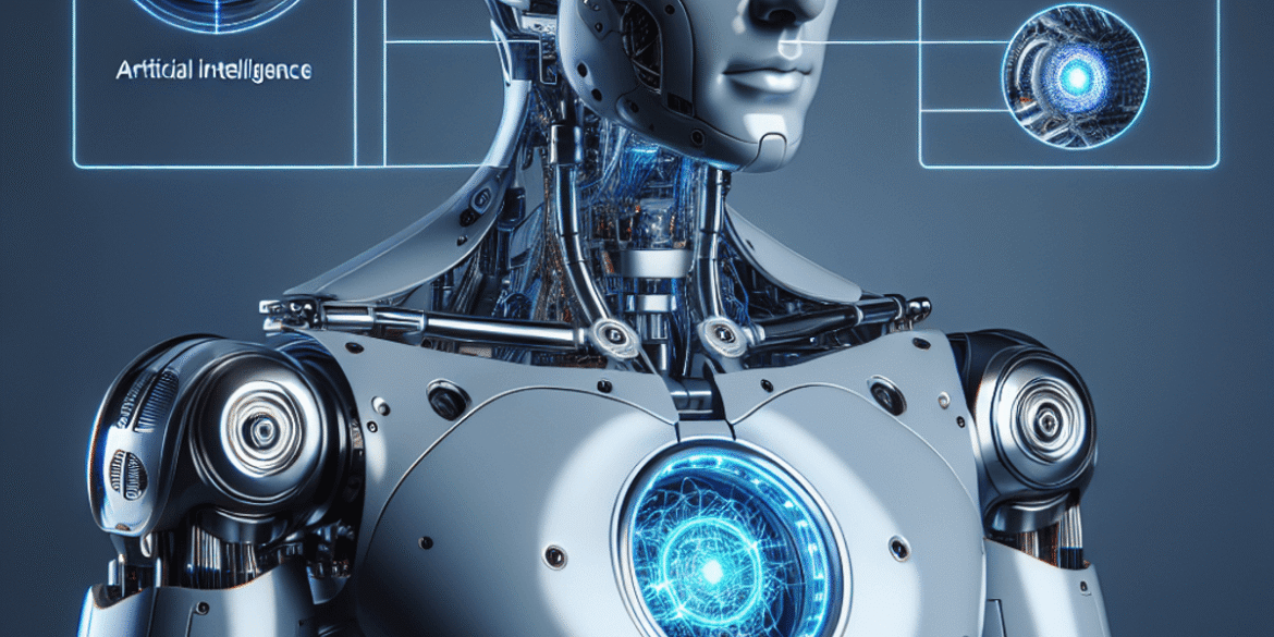 3D render of a futuristic abstract art sculpture, symbolizing the concept of AI technology.